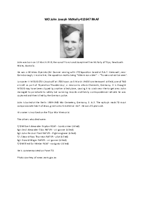 A preview of a PDF biography for McNally, John Joseph